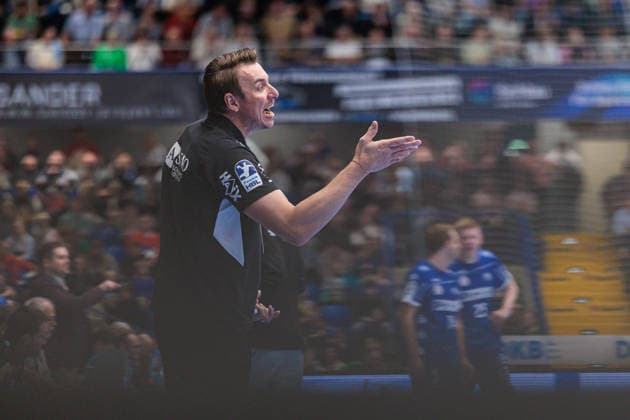 Filip Jicha THW Kiel, Coach gestures GER, TBV Lemgo Lippe vs THW Kiel, Handball, 1 Bundesliga, Matchday 17, Season 2025 2026, 14 12 2025 GER, TBV Lemgo Lippe vs THW Kiel, Handball, 1 Bundesliga, Matchday 17, Season 2025 2026, 14 12 2025 Lemgo Copyright: xEibner-Pressefoto JanxRollingerx EP_JSK