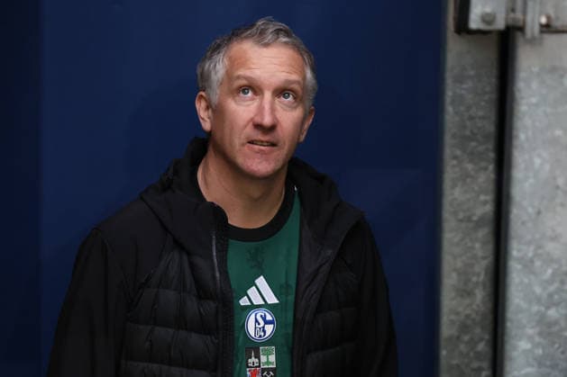Frank Baumann Chief Sports Officer FC Schalke 04 at the match of the 2 Bundesliga season 2025 26 FC Schalke 04 1 FC Nürnberg Copyright Thomas Pakusch
