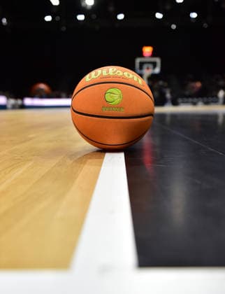 14 12 2025 Basketball Season 2025 2026 2 Bundesliga Pro A 12 Matchday Nuremberg Falcons Basketball Club NBC Artland Dragons OGo xogox Symbol Image Symbol Photo Feature Impression Training Ball Ball Match Ball