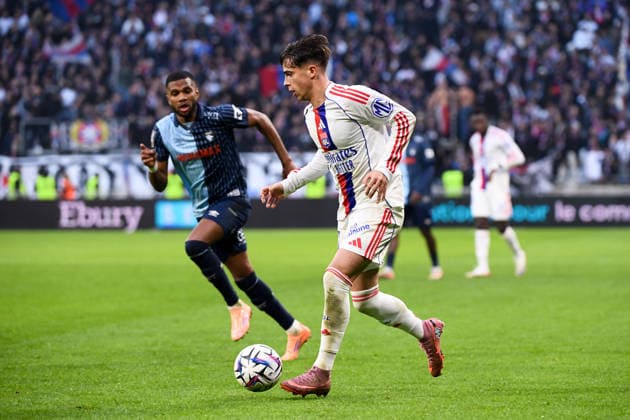 Olympique Lyonnais v Le Havre AC - Ligue 1 McDonald s 2025 2026 17 Afonso MOREIRA (ol) during the Ligue 1 McDonald s match between Lyon and Le Havre at Groupama Stadium on December 14, 2025 in Lyon, France. Lyon France  Copyright: xFEPx 776348232
