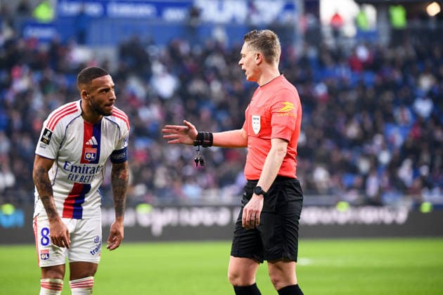 Olympique Lyonnais v Le Havre AC - Ligue 1 McDonald s 2025 2026 Marc BOLLENGIER (ARBITRE) during the Ligue 1 McDonald s match between Lyon and Le Havre at Groupama Stadium on December 14, 2025 in Lyon, France. Lyon France  Copyright: xFEPx 776348232
