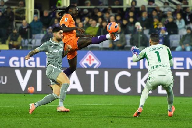 Foto IPP Giacomo Morini Firenze 14 12 2025 Campionato di calcio di serie A 2025 2026 Acf Fiorentina vs Hellas Verona. nella foto: Moise Bioty Kean. italy ITALY  Copyright: xR4924_italyphotopressx