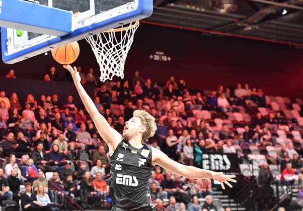 14 12 2025 Basketball Season 2025 2026 2 Bundesliga Pro A 12 Matchday Nuremberg Falcons Basketball Club NBC Artland Dragons OGo xogox Christian Feneberg 7, Nuremberg Falcons BC NBC