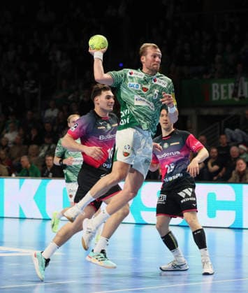 GER HBL Season 2025 2026 FÜCHSE Berlin vs HSG Wetzlar, 14 12 25, Max Schmeling Halle, Berlin, Max DARJ Füchse Berlin 5