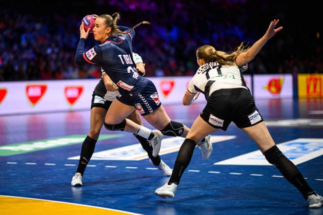 ROTTERDAM, NETHERLANDS - 14 DECEMBER, 2025: Deila Thale Rushfeldt - Final match, Women s Handball World Championship, WM, Weltmeisterschaft 2025 Germany - Norway at Ahoy Arena.  Copyright: xVitaliixKliuievx