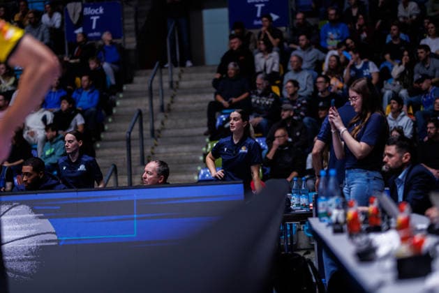 easycredit BBL, Frankfurt Skyliners Science City Jena, 14 12 2025 Game of the easycredit BBL Frankfurt Skyliners Science City Jena on matchday 10 of the 25 26 season in the Süwag Energie ARENA on 14 12 2025 Copyright: xBEAUTIFULxSPORTS Hahnex