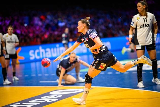 ROTTERDAM, NETHERLANDS - 14 DECEMBER, 2025: Wollik Anniken - Final match, Women s Handball World Championship, WM, Weltmeisterschaft 2025 Germany - Norway at Ahoy Arena.  Copyright: xVitaliixKliuievx