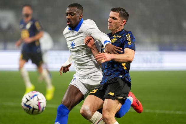 AJ Auxerre v Lille OSC - Ligue 1 McDonald s 2025 2026 27 Lamine SY (aja) during the Ligue 1 McDonald s match between Auxerre and Lille at Stade Abbe Deschamps on December 14, 2025 in Auxerre, France. Auxerre France  Copyright: xFEPx 776348229
