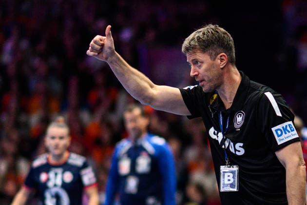 ROTTERDAM, NETHERLANDS - 14 DECEMBER, 2025: Markus Gaugisch - Final match, Women s Handball World Championship, WM, Weltmeisterschaft 2025 Germany - Norway at Ahoy Arena.  Copyright: xVitaliixKliuievx
