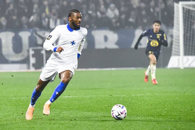 FOOTBALL : AJ Auxerre vs Lille OSC - Ligue 1 - JournÃ e 16 - 14 12 2025 JosuÃ Casimir (AJ Auxerre) AuxerreFrance  Copyright: xBaptistexAutissierx