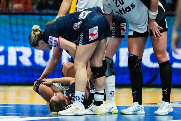Women s Handball World Championship 2025 Germany Norway Rotterdam, Netherlands 20251214 Norway s Nora Mork during the final of the Women s Handball World Championship between Germany and Norway at Ahoy Arena Photo Beate Oma Dahle NTB Rotterdam Netherlands EDITORIAL USE ONLY RESTRICTED USE FOR BETTING COMPANIES  Copyright: xBeatexOmaxDahlex xNTBx