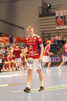 Handball Daikin Handball Bundesliga 2025 2026 Handball Sport Verein Hamburg vs GWD Minden Frederik Bo Andersen Hamburg , Sporthalle Hamburg Hamburg