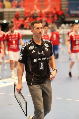 Handball Daikin Handball Bundesliga 2025 2026 Handball Sport Verein Hamburg vs GWD Minden Coach Torsten Jansen Hamburg , Sporthalle Hamburg Hamburg