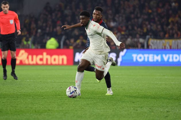 FOOTBALL : RC Lens vs OGC Nice - Ligue 1 J16 - 14 12 2025 Mohamed-Ali CHO (OGC Nice) lors du match RC Lens vs OGC Nice, Ligue 1 J16, stade Bollaert-Delelis, le 14 dÃ cembre 2025 - photo Laurent Sanson PsnewZ  Copyright: xLaurentxSANSONx xPsnewZx