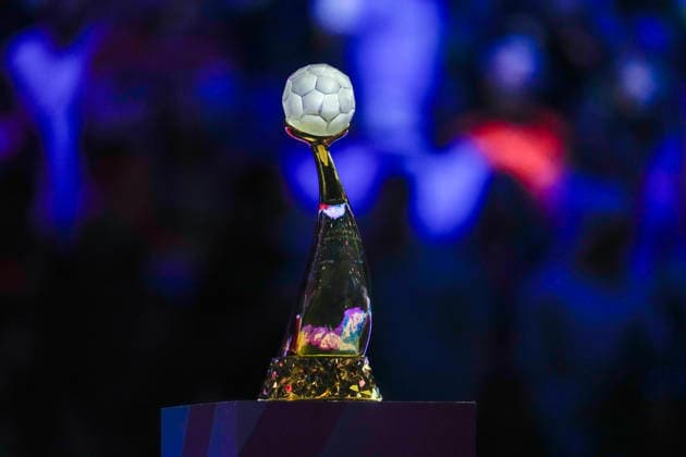 Women s Handball World Championship 2025 Germany Norway Rotterdam, Netherlands 20251214 The World Cup trophy is ready to be handed over to the Norwegian handball girls after the final of the Women s World Cup between Germany and Norway in Ahoy Arena Photo Beate Oma Dahle NTB Rotterdam Netherlands EDITORIAL USE ONLY RESTRICTED USE FOR BETTING COMPANIES  Copyright: xBeatexOmaxDahlex xNTBx