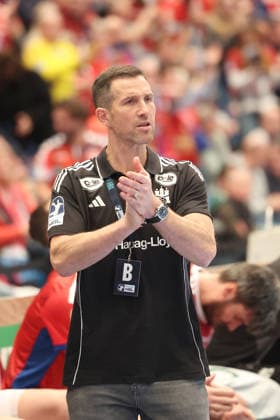 Handball Daikin Handball Bundesliga 2025 2026 Handball Sport Verein Hamburg vs GWD Minden Coach Torsten Jansen Hamburg , Sporthalle Hamburg Hamburg