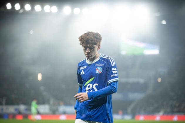 FOOTBALL: Ligue 1 Racing Strasbourg (RCS) vs Lorient. 14 12 2025 Stade de la Meinau. Strasbourg - France Valentin Barco 32 (RCS)  Copyright: xElyxandroxCEGARRAx