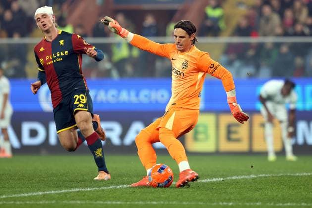 Foto IPP ACG Genova 14 12 2025 Campionato di Calcio Serie A 2025 2026 Genoa-Inter nella foto: Yann Sommer Italy Photo Press World Copyright Genova italy Italia ITALY  Copyright: xR4924_italyphotopressx