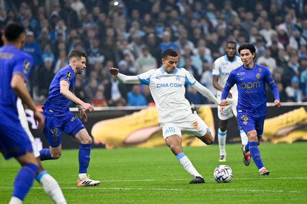 Olympique de Marseille v AS Monaco FC - Ligue 1 McDonald s 2025 2026 12 CAIO HENRIQUE (asm) - 10 Mason GREENWOOD (om) during the Ligue 1 McDonald s match between Marseille and Monaco at Stade Velodrome on December 14, 2025 in Marseille, France. Marseille France  Copyright: xFEPx 776348233