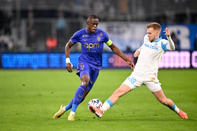 Olympique de Marseille v AS Monaco FC - Ligue 1 McDonald s 2025 2026 06 Denis ZAKARIA (asm) during the Ligue 1 McDonald s match between Marseille and Monaco at Stade Velodrome on December 14, 2025 in Marseille, France. Marseille France  Copyright: xFEPx 776348233