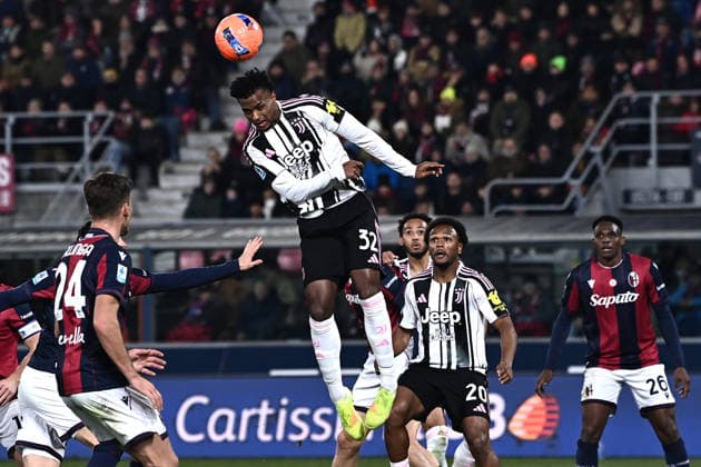 Mp Bologna 14 12 2025 - campionato di calcio serie A Bologna-Juventus foto Matteo Papini Image nella foto: gol Juan Cabal 