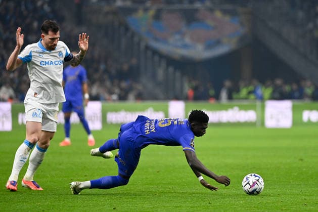 Olympique de Marseille v AS Monaco FC - Ligue 1 McDonald s 2025 2026 15 Lamine CAMARA (asm) during the Ligue 1 McDonald s match between Marseille and Monaco at Stade Velodrome on December 14, 2025 in Marseille, France. Marseille France  Copyright: xFEPx 776348233