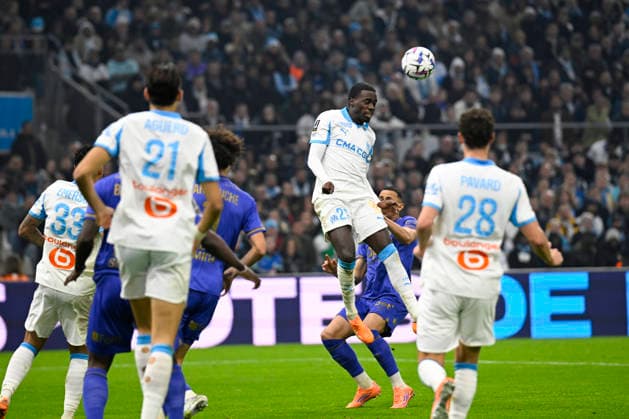 FOOTBALL : Olympique de Marseille VS AS Monaco - Ligue 1 Mc™Donalds - 14 12 2025 Timothy Weah (OM) - Ligue 1 Mc™Donalds match between Olympique de Marseille and AS Monaco on December 14, 2025 at the Orange Velodrome Stadium in Marseille. MarseilleFrance  Copyright: xWilliamxCannarellax