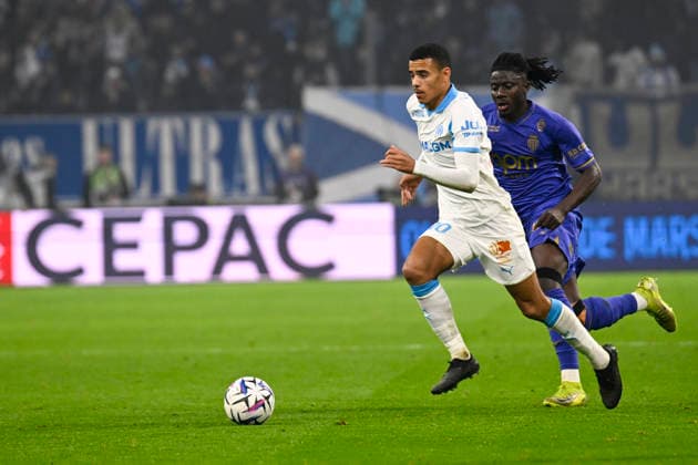 FOOTBALL : Olympique de Marseille VS AS Monaco - Ligue 1 Mc™Donalds - 14 12 2025 Mason Greenwood (OM) - Ligue 1 Mc™Donalds match between Olympique de Marseille and AS Monaco on December 14, 2025 at the Orange Velodrome Stadium in Marseille. MarseilleFrance  Copyright: xWilliamxCannarellax
