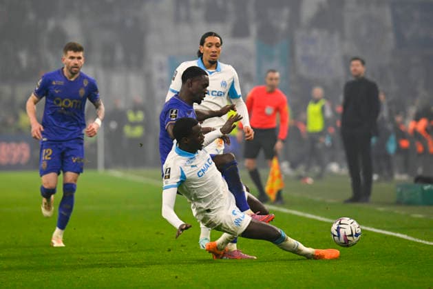 FOOTBALL : Olympique de Marseille VS AS Monaco - Ligue 1 Mc™Donalds - 14 12 2025 Ligue 1 Mc™Donalds match between Olympique de Marseille and AS Monaco on December 14, 2025 at the Orange Velodrome Stadium in Marseille. MarseilleFrance  Copyright: xWilliamxCannarellax
