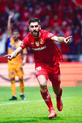 LIGA BBVA MX 2025 LIGA BBVA MX 2025 TOLUCA VS TIGRES UANL 14122025 TOLUCA, ESTADO DE MEXICO Action photo of Portuguese Joao Dias 26 of Diablos Rojos del Toluca, during final game of the Torneo de Apertura 2025 of the BBVA Liga MX, held at the Estadio Nemesio Diez of Toluca, Estado de Mexico against Tigres UANL Action photo of Portuguese Joao Dias 26 of Diablos Rojos del Toluca, during final game of the Torneo Apertura 2025 of the BBVA Liga MX, held at the Estadio Nemesio Diez of Toluca, Estado de Mexico against Tigres UANL PHOTO BY IMAGENSHOP AGENCIA FOTOGRAFICA TOLUCA ESTADO DE MEXICO MEXICO Copyright: xIMAGENSHOPxAGENCIAxFOTOGRAFICAx