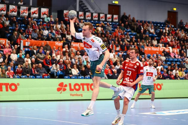 Handball I Men I Season 2025 2026 I Bundesliga I 17 Matchday I HSV Hamburg GWD Minden I 14 12 2025 Florian Kranzmann 5, GWD Minden Hamburg Alsterdorfer Sporthalle Hamburg Germany Copyright: xLobeca RalfxHomburgx