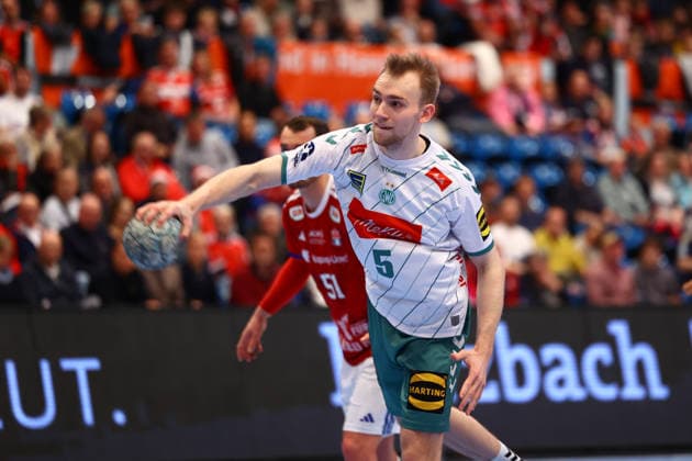 Handball I Men I Season 2025 2026 I Bundesliga I 17 Matchday I HSV Hamburg GWD Minden I 14 12 2025 Florian Kranzmann 5, GWD Minden Hamburg Alsterdorfer Sporthalle Hamburg Germany Copyright: xLobeca RalfxHomburgx