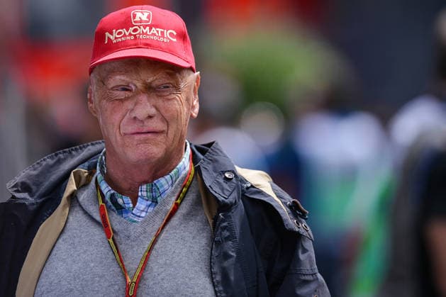 Formel 1 - GP Österreich Der ehemalige österreichische Formel-1-Rennfahrer und Weltmeister Niki Lauda (1949 - 2019), aufgenommen am 21.06.2014 im Fahrerlager des Red Bull Ring in Spielberg (Steiermark). Der Große Preis von Osterreich 2014 fand am 22. Juni 2014 statt. *** Formula 1 GP Austria the Former Austrian Formula 1 Racers and World Champion Niki Lauda 1949 2019 , Date at 21 06 2014 in Paddock the Red Bull Ring in Spielberg Styria the Size Prize from Osterreich 2014 took place at 22 June 2014 instead