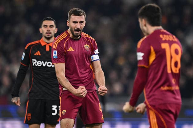 Dc Roma 15 12 2025 - campionato di calcio serie A Roma-Como foto Domenico Cippitelli Image nella foto: Bryan Cristante 