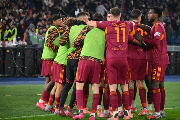 Wesley of AS Roma celebrates after scoring goal in the 61th minute for 1-0 during the match of 15th day of the Serie A Championship between A.S.Roma and Como 1907 at the Olimpico Stadium on Dec 15, 2025 in Rome, Italy. during AS Roma vs Como 1907, Italian soccer Serie A match in Rome, Italy, December 15 2025  Copyright: xRobertoxRamaccia IPAxSportx xipa-agency.netx xx IPA_69197079 IPA_Agency_IPA69197079