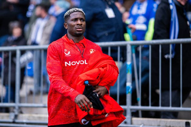 13 12 2025 Football, 2025 2026, 2 Bundesliga, Matchday 16, DSC Arminia Bielefeld 1 FC Kaiserslautern Afeez Aremu Kaiserslautern DFL REGULATES PROHIBIT ANY USE OF PHOTOGRAPHS AS IMAGE SEQUENCES AND OR QUASI VIDEO