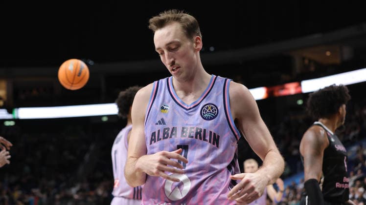 Moses Wood unhappy, disappointed Disappointment Sport Basketball Champions League CL Men Season 2025 2026 16 12 2025 ALBA Berlin vs BC Sabah Baku