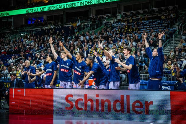 Basketball Berlin 16 12 2025 Season 2025 2026 Basketball Champions League BCL Alba Berlin Sabah BC Baku Jubel Alba