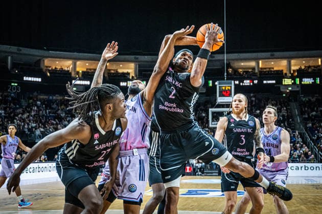 Basketball Berlin 16 12 2025 Season 2025 2026 Basketball Champions League BCL Alba Berlin Sabah BC Baku Keith Jordan Sabah, No 02