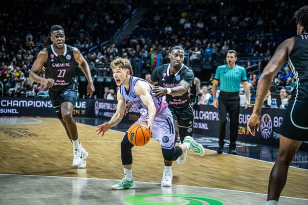 Basketball Berlin 16 12 2025 Season 2025 2026 Basketball Champions League BCL Alba Berlin Sabah BC Baku bennet Hundt Alba Berlin, No 33