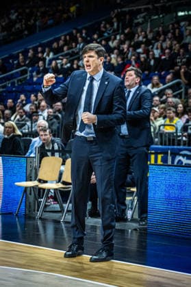 Basketball Berlin 16 12 2025 Season 2025 2026 Basketball Champions League BCL Alba Berlin Sabah BC Baku Pedro Calles Alba Berlin, Coach