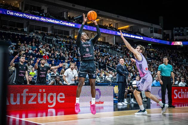 Basketball Berlin 16 12 2025 Season 2025 2026 Basketball Champions League BCL Alba Berlin Sabah BC Baku Gerry Blakes Sabah, No 04