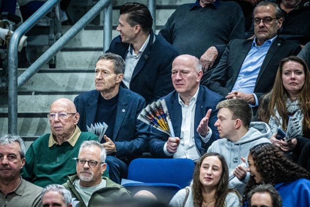 Basketball Berlin 16 12 2025 Season 2025 2026 Basketball Champions League BCL Alba Berlin Sabah BC Baku Kai Wegner Governing Mayor Spectators