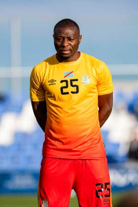 DR CONGO vs ZAMBIA, International Friendly, Länderspiel, Nationalmannschaft match Edo Kayembe, player for DR Congo, during the match, DR CONGO vs ZAMBIA, international friendly match, AFCON preparation, Pinatar Arena Football Center, San Pedro del Pinatar, Region of Murcia, Spain, December 16, 2025. San Pedro del Pinatar Pinatar Arena Football Center Region de Murcia Spain Copyright: xPascuxMÃ ndezx