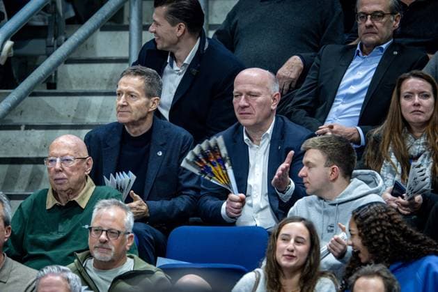 Basketball Berlin 16 12 2025 Season 2025 2026 Basketball Champions League BCL Alba Berlin Sabah BC Baku Michael Geißler BEA Kai Wegner Governing Mayor of Berlin Spectators