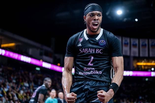 Basketball Berlin 16 12 2025 Season 2025 2026 Basketball Champions League BCL Alba Berlin Sabah BC Baku Keith Jordan Sabah, No 02