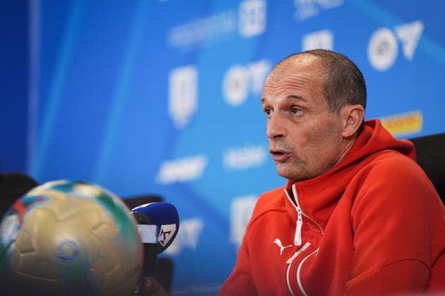 AC Milan™s head coach Massimiliano Allegri during AC Milan press conference, PK, Pressekonferenz at Al Awwal Park Stadium in Riyadh, Saudi Arabia - EA Sports FC italian Supercup 2025 2026 - Soccer - Wednesday December 17, 2025  Copyright: xMassimoxPaolone LaPressex