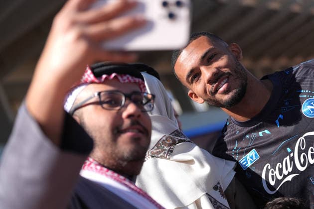 Napoli™s Juan Jesus during the training session in Riyadh , Saudi Arabia - EA Sports FC italian Supercup 2025 2026 Soccer - Wednesday, December 17 , 2025  Copyright: xSpada LaPressex