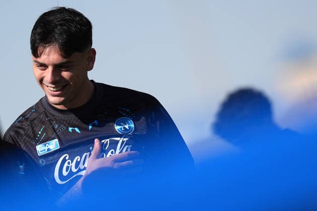 Napoli™s player during the training session in Riyadh , Saudi Arabia - EA Sports FC italian Supercup 2025 2026 Soccer - Wednesday, December 17 , 2025  Copyright: xSpada LaPressex