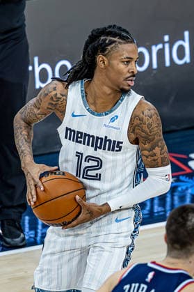 RECORD DATE NOT STATED The Clippers face the Grizzlies in an NBA, Basketball Herren, USA duel. Inglewood (USA), 12 16 2025 Sports Basketball NBA Clippers vs Grizzlies Ja Morant of the Memphis Grizzlies in a game against the Los Angeles Clippers valid for the NBA regular season, held at the Intuit Dome, an indoor arena located in Inglewood, California. The matchup brings together key players from both teams and is a highlight of the NBA regular season on Tuesday, December 16, 2025. (Foto: Bruno Zanotto Thenews2 imago images) SPO  Copyright: xBrunoxxZanottox